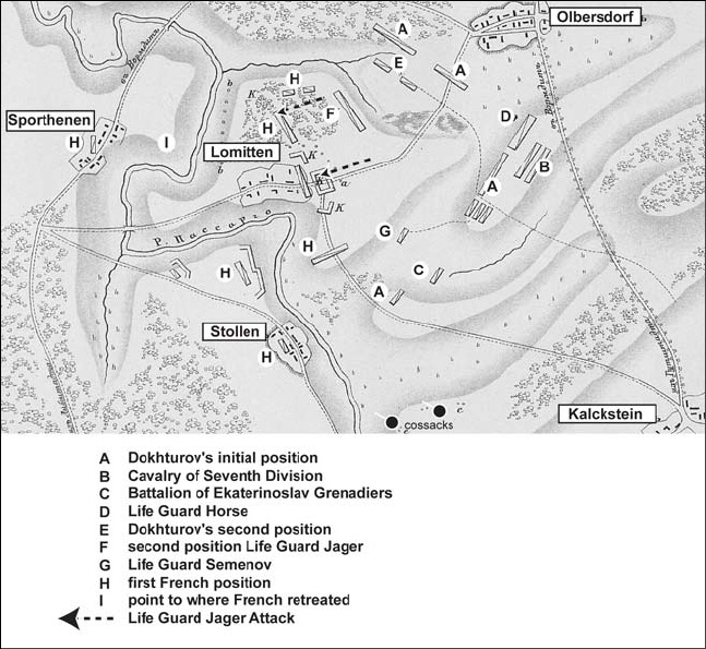 Napoleon's Triumph: The Friedland Campaign 1807: Sample map